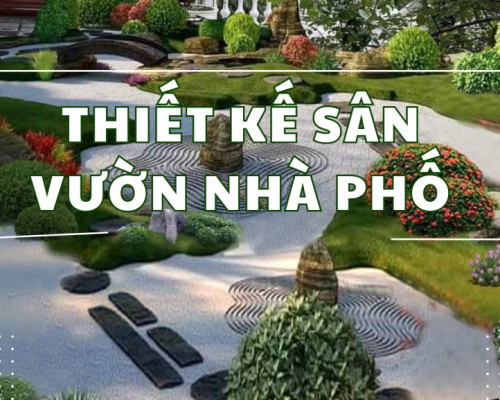 Thiết kế sân vườn nhà phố phong cách hiện đại ở Đà Nẵng