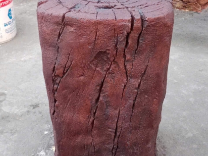 Đắp giả gỗ 01