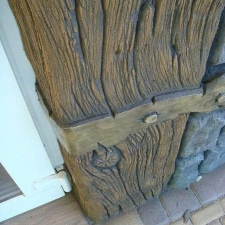 Đắp giả gỗ 04