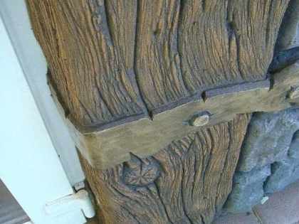 Đắp giả gỗ 04