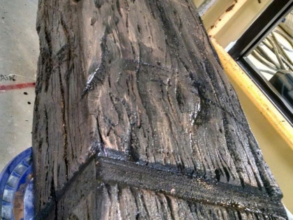 Đắp giả gỗ 05