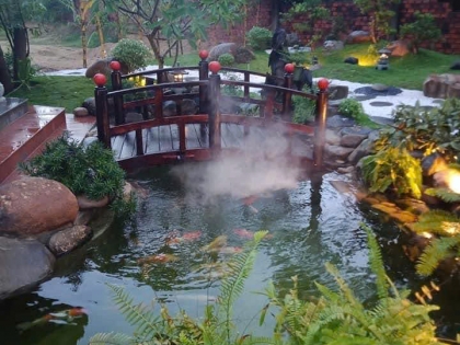 Thi công hồ cá koi 14