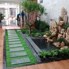 Thi công hồ cá koi 24